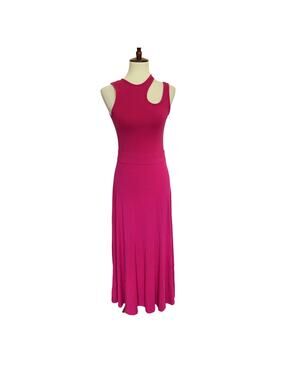 Marcella Mazie Cutout Jersey Knit Dress - Pink - Small